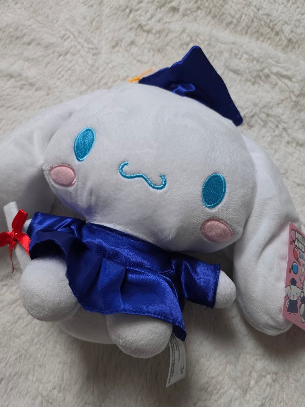 Sanrio Cinnamoroll 10" Graduation Plush Fiesta Hello Kitty & Friends NWT